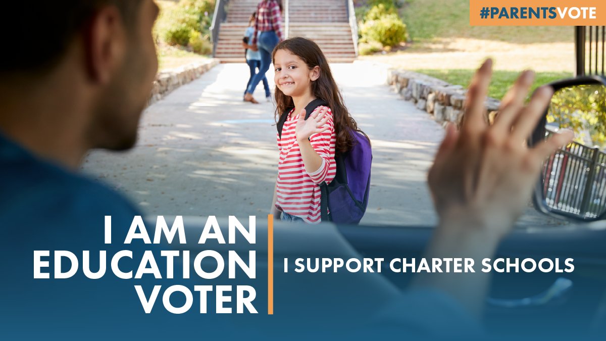debbieveney's tweet photo. I am a parent. I support charter schools. And I am an education voter. #ParentsVote https://t.co/zTRomyR3MH