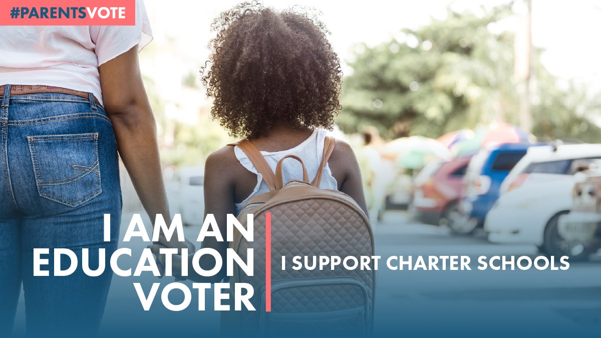UAPCS's tweet image. I stand with every parent who wants more for their kids in education. I support charter schools. And I am an education voter. #ParentsVote