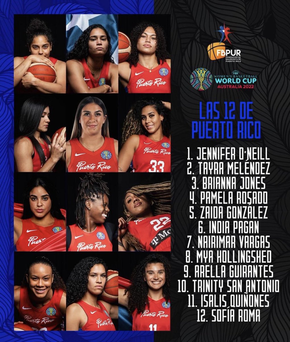 Bonita_Radio's tweet photo. La Selección Nacional Femenina de Baloncesto🇵🇷comienza su participación hoy en el Mundial que se celebra en Australia. #LasNuestras juegan a las 8:30PM contra Bosnia & Herzegovina🇧🇦. Más detalles hoy a las 6PM en #MásDeUnaMilla
#BonitaDeportes #FBPUR #LasDoceGuerreras https://t.co/jqcXpOYDLL