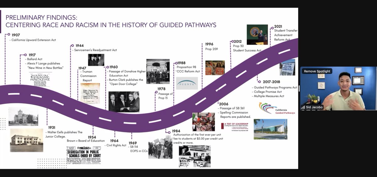 EriqFelix's tweet image. Shout out to @Sidroniio for joining the #CCHALES crew to talk #GuidedPathways and Racial Equity in #Comm_College. Can't wait for those dissertation findings to drop!