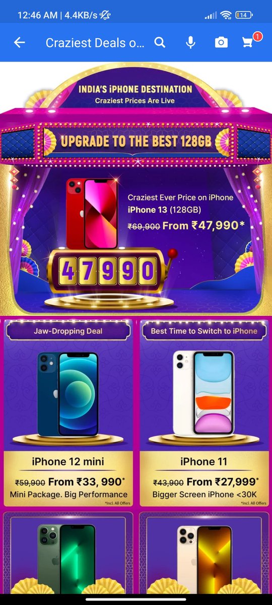 kamalhaasan142's tweet photo. Biggest #scam ever. @Flipkart you were making fools all these days and now you are exposed. #iPhone13 #iPhone13OnFlipkart #scammer https://t.co/liad41x3pq