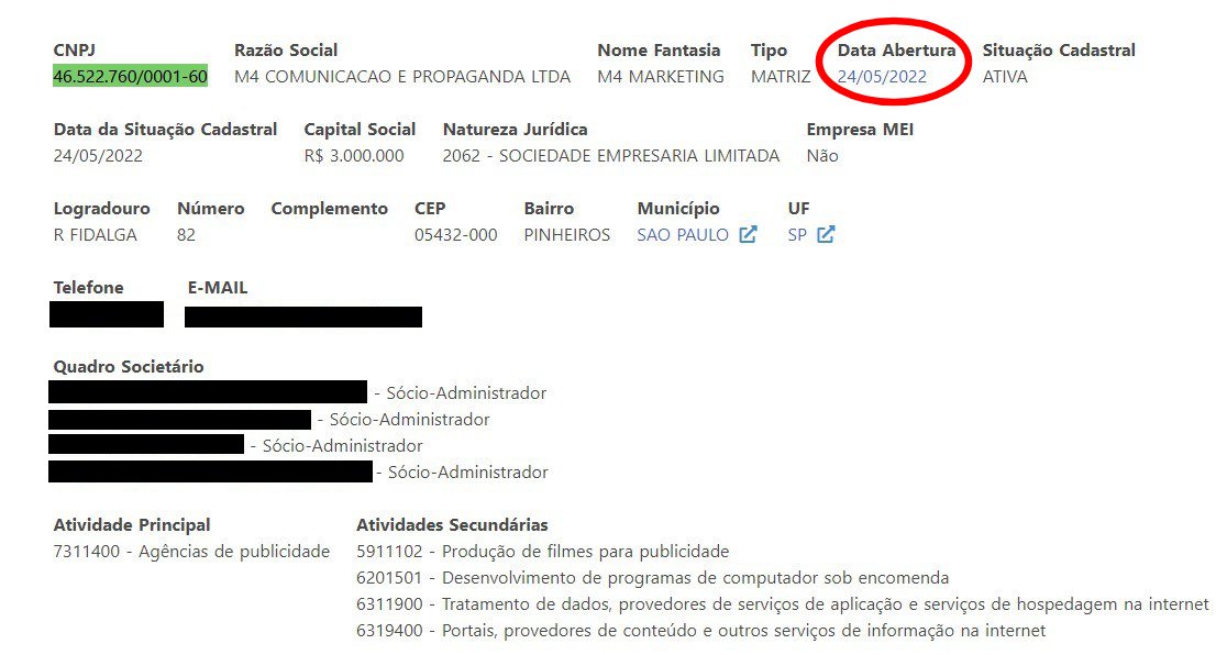 ColonoInvestor's tweet image. Lula distribuindo 25mi do fundo de 89 milha pra empresa criada em 24/05/2022.

NEM ENTROU E JÁ COMEÇOU A BRINCADEIRA
