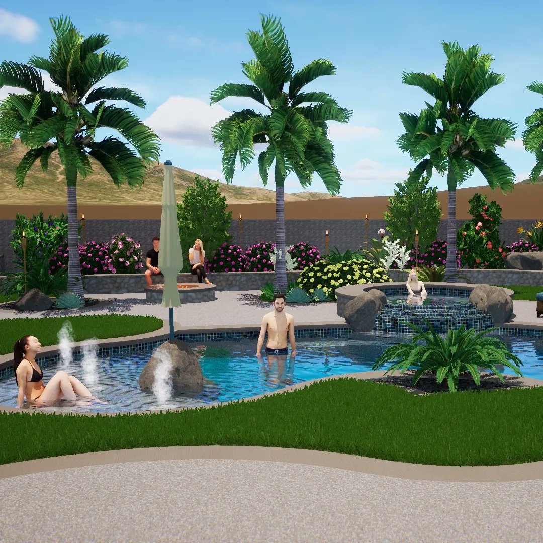 BellaTerraYards's tweet image. Would you like a tropical oasis in your backyard? 

#landscapedesign #freeformpool #moderndesign #structurestudios #frontyard #pooldesign #outdoorliving #infinitypool #outdoorfireplace #modernlandscape #designideas #californiadreaming #backyard