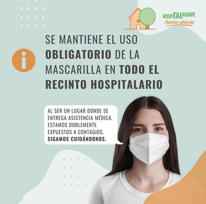 🏥 Se mantiene el uso obligatorio de mascarillas en los establecimientos de salud. 😷 #SigamosCuidándonos