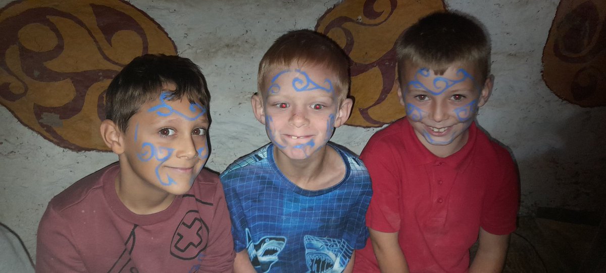 CraigfelenP's tweet photo. To be real warriors we needed our face painted. #cfp34 https://t.co/H7BfLd8ptR