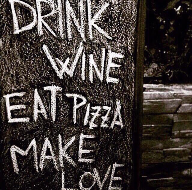 I have bread 🥖 water💧and love ❤️ 
What more can a one ask for 🤷🏻‍♀️ 
How about...
pasta 🍝 wine 🍷 and sex 💋