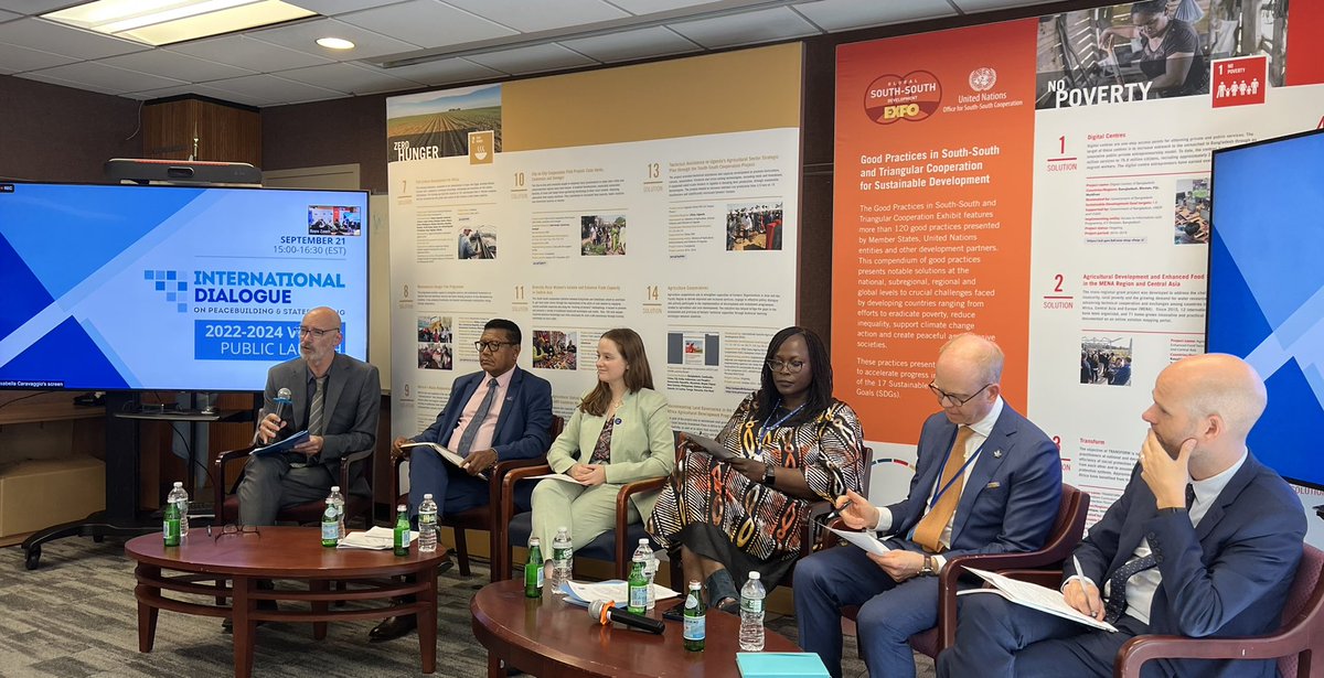 Happening now: public launch 2022-2024 vision <a href="/IntDialogue/">Int'l Dialogue on Peacebuilding and Statebuilding</a>. A new vision is needed to reinforce the #peacebuilding and #conflict #prevention agenda to respond to current challenges #UNGA #UNGA77 #Dialogue4Peace #PeaceDay2022 #PeaceDay