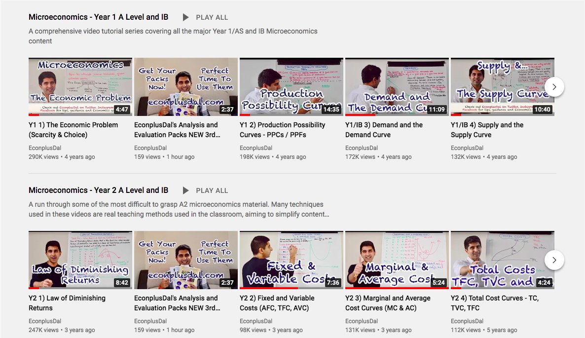 EconplusDal (@econplusdal) on Twitter photo 2022-09-21 19:26:42 Absolutely everything you need to smash your study of Economics is on my channel. Browse the channel homepage and you'll see all playlists laid out very clearly; Content, Exam Technique, Writing Skills, Diagrams and much more. Use the videos well #heretohelp Absolutely everything you need to smash your study of Economics is on my channel. Browse the channel homepage and you'll see all playlists laid out very clearly; Content, Exam Technique, Writing Skills, Diagrams and much more. Use the videos well #heretohelp