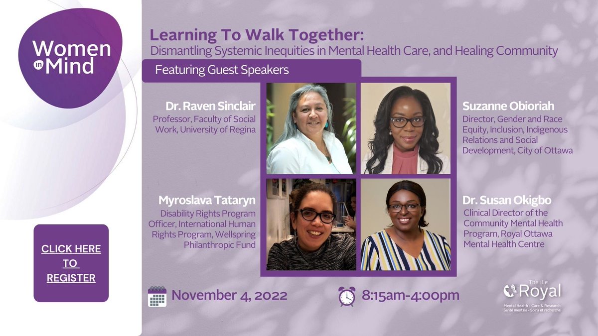 Join our guest speakers as they explore people’s understanding of Transcultural psychiatry from a pragmatic perspective and highlight the challenges of ethnic diversity in mental health care &amp; services.

📅 Nov. 4
⏰ 8:15 am- 4:00 pm ET
🎫 Register: bit.ly/3TfAaYS