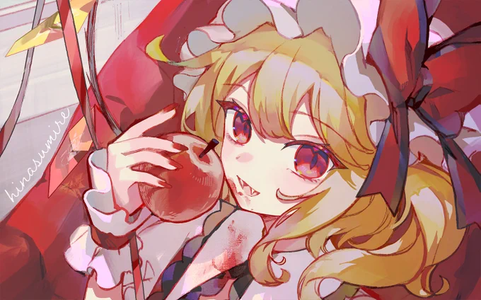 ysk()さん主催の『東方紅魔郷・蓬莱人形20周年記念合同』にて、フランちゃんのイラストを寄稿させていただきました!秋季例大祭【せ04ab】にて頒布予定とのことです。よろしくお願いします 