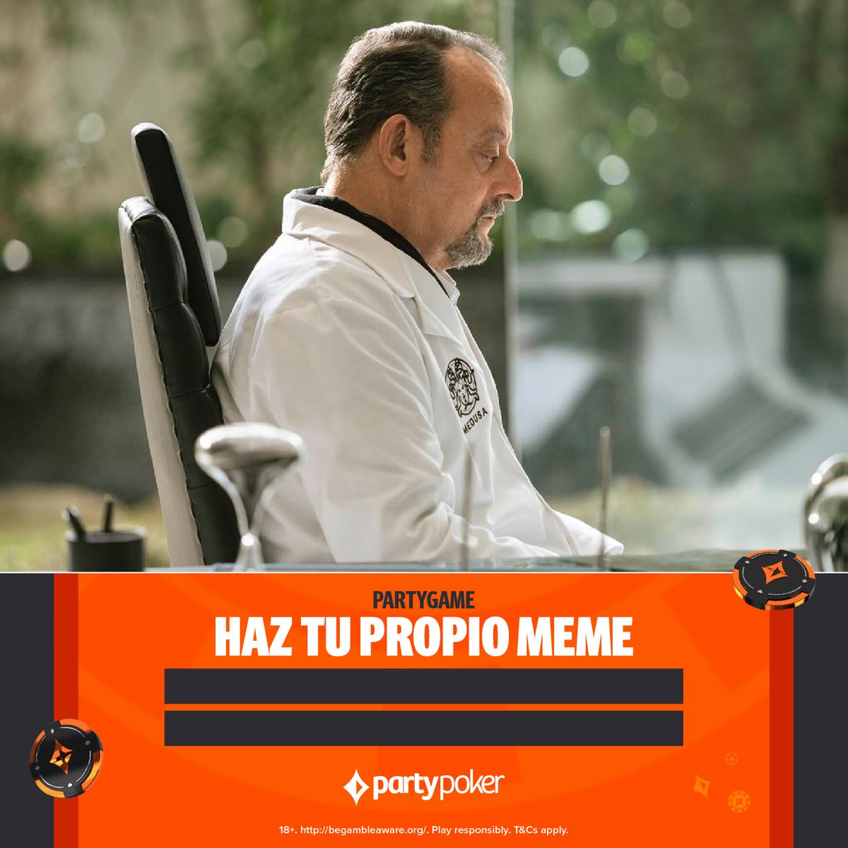 partypokerLATAM's tweet photo. 🔸 SORTEO 🔸
¡Hacé tu propio meme!
🎁 Regalamos 3 tickets de US$11 para los #DailyLegends
Para participar👉🏼RT a este tweet + Agregale una descripción a la foto y dejala en los comentarios + tu Usuario de #partypoker (Sólo cuentas de Dinero Real)
¡Los más creativos ganan! 👏 https://t.co/dG3VTZSuSO