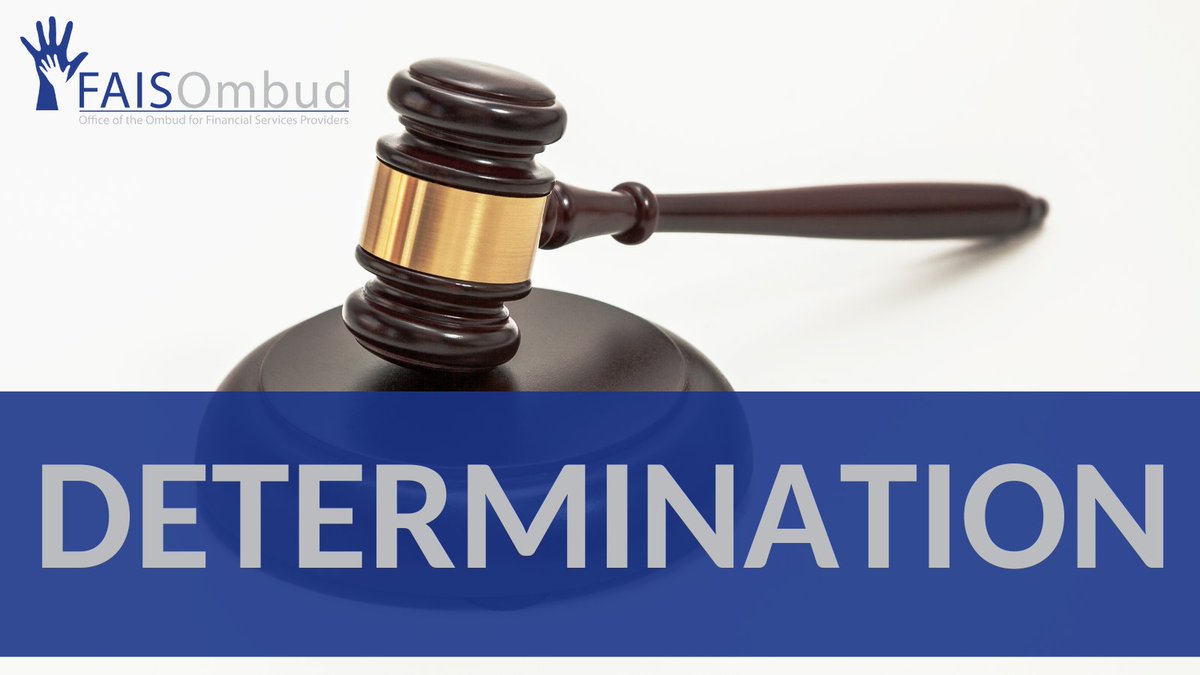 faisombud's tweet image. The FAIS Ombud has issued a determination: The respondent was ordered to pay to the complainant interest on the R600 000 calculated at a rate of 7.25% per annum. Read more here bit.ly/3DYQtnJ

#insurance #sainsurance #insurancebrokers #consumerawareness #finance