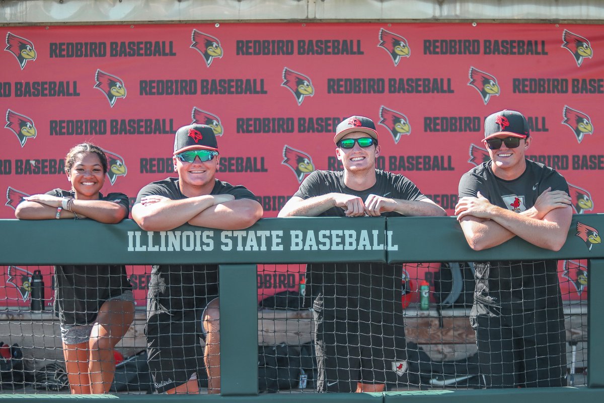 RedbirdBaseball's tweet photo. Thankful for our managers! Helped us run a smooth fall ⚾️ https://t.co/kpwth50v7x