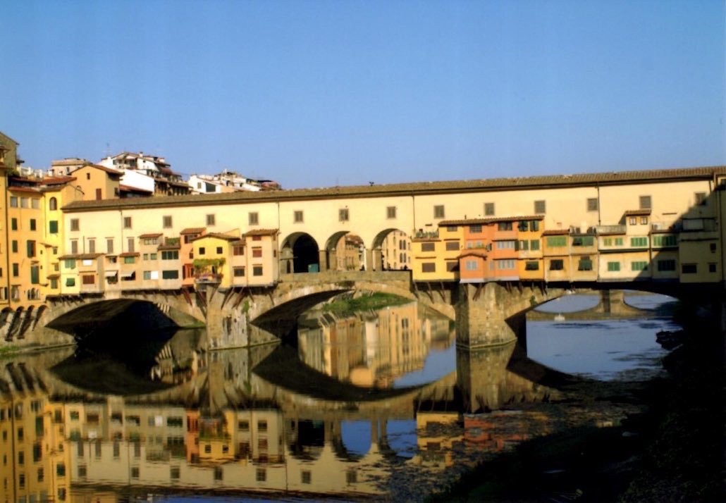 イタリア🇮🇹フィレンツェ。ヴェッキオ橋