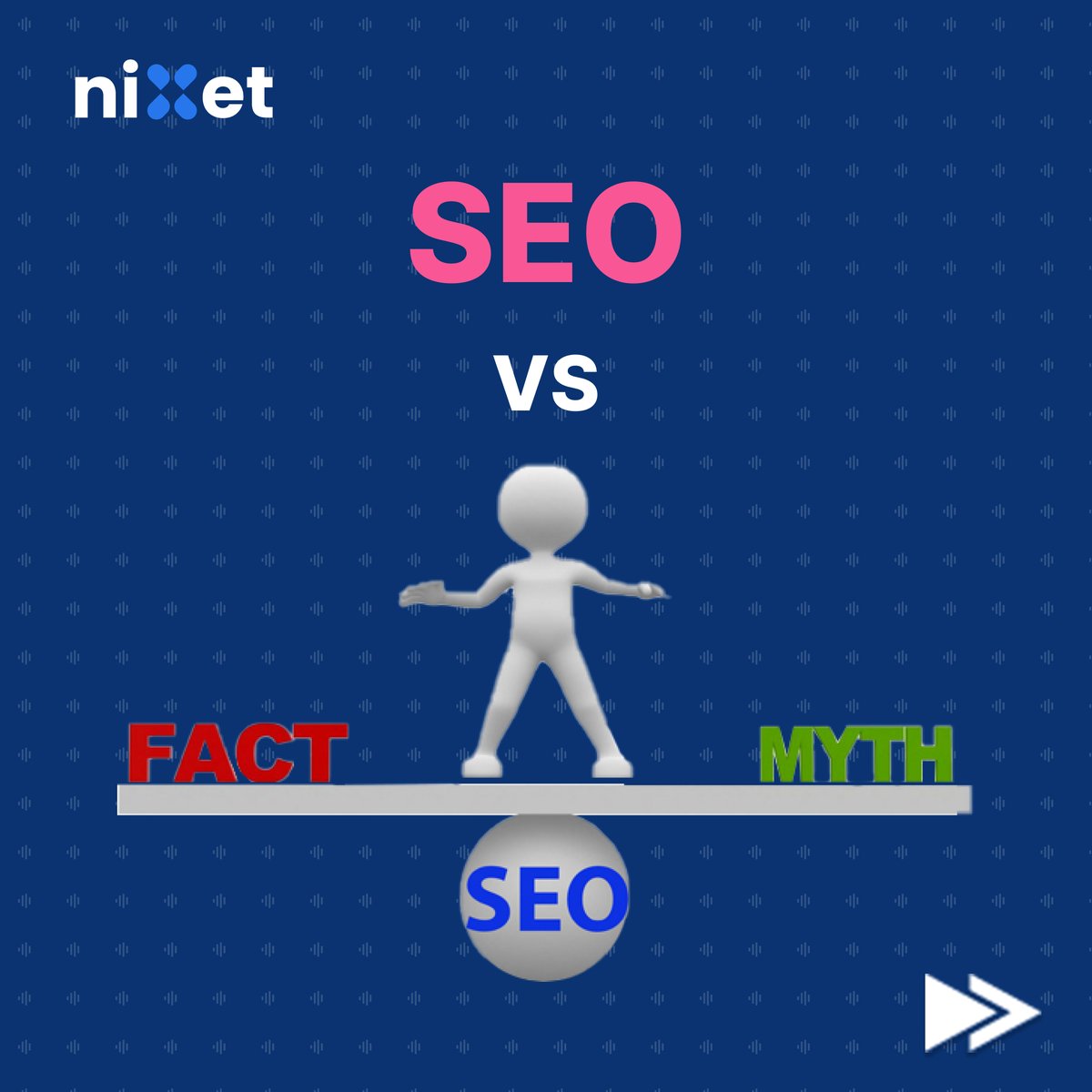 nixetofficial's tweet photo. SEO can seem simple to some and confusing to others. SEO continues to evolve. It is a vital component of digitalmarketing. It's easy to get caught up in the tangled Web of SEO.
Here are a few #SEO myths and facts you should be aware of!
#nixet #seomyth #seofact #marketers https://t.co/GaaJsesFhl