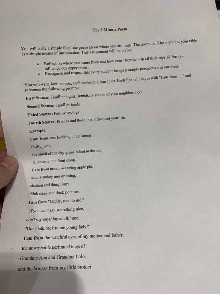 Can’t wait to try the 5 minute poem idea to learn more about my 5th graders! Excited to see what #ALE2224 has in store the next two years!