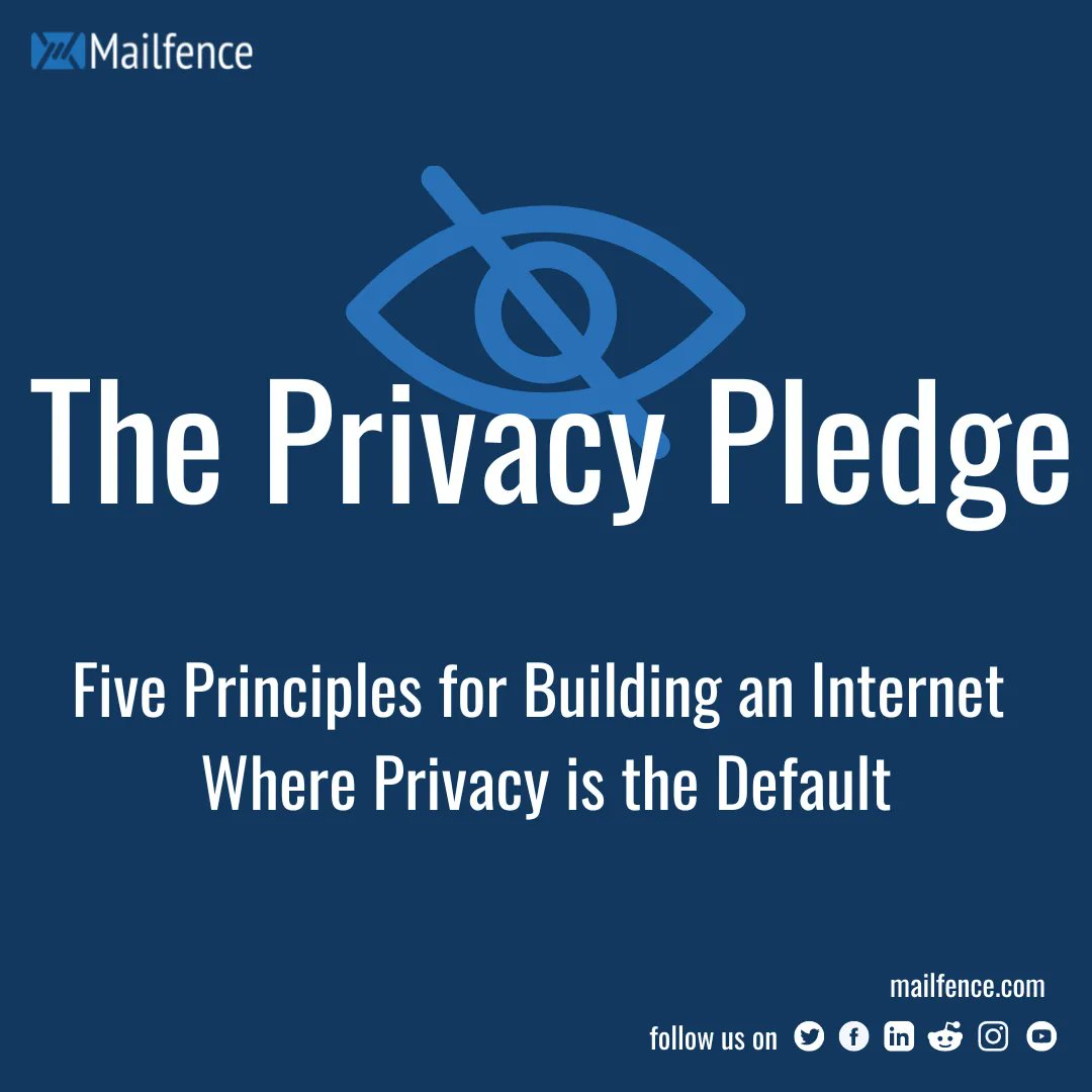 Mailfence's tweet photo. We believe that Internet should be #private by default and that people should have full control over their #data. Let’s unite for a better Internet.
Join us and the #PrivacyPledge.
Learn more about it here 👉 https://t.co/3YKLCCKRtJ https://t.co/NKxOhIVoi6