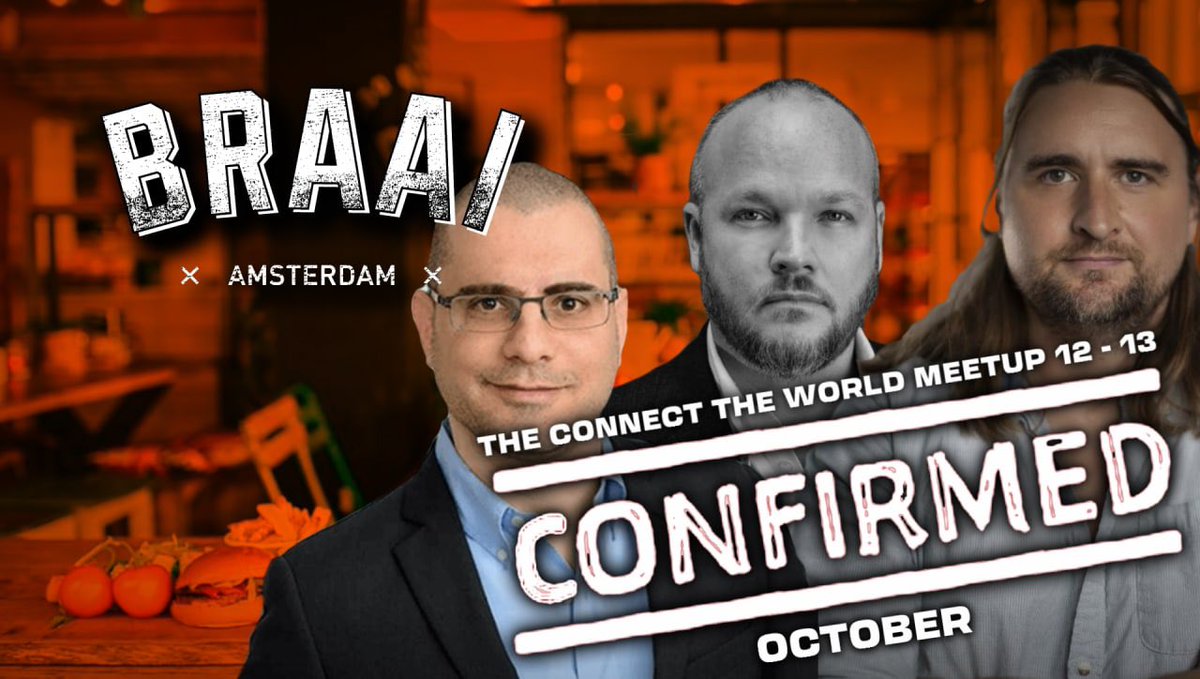 ctw_podcast's tweet photo. Want to meet all the bigshots from the lightning space while drinking an ice cold beer and have mouthwatering food on the table? All paid for with your lightning wallet of course 😉 

We organize two satellite events during @TheBitcoinConf at BRAAI 

👉🏼https://t.co/RlcWArv9td👈🏼 https://t.co/s1k5LsojV0