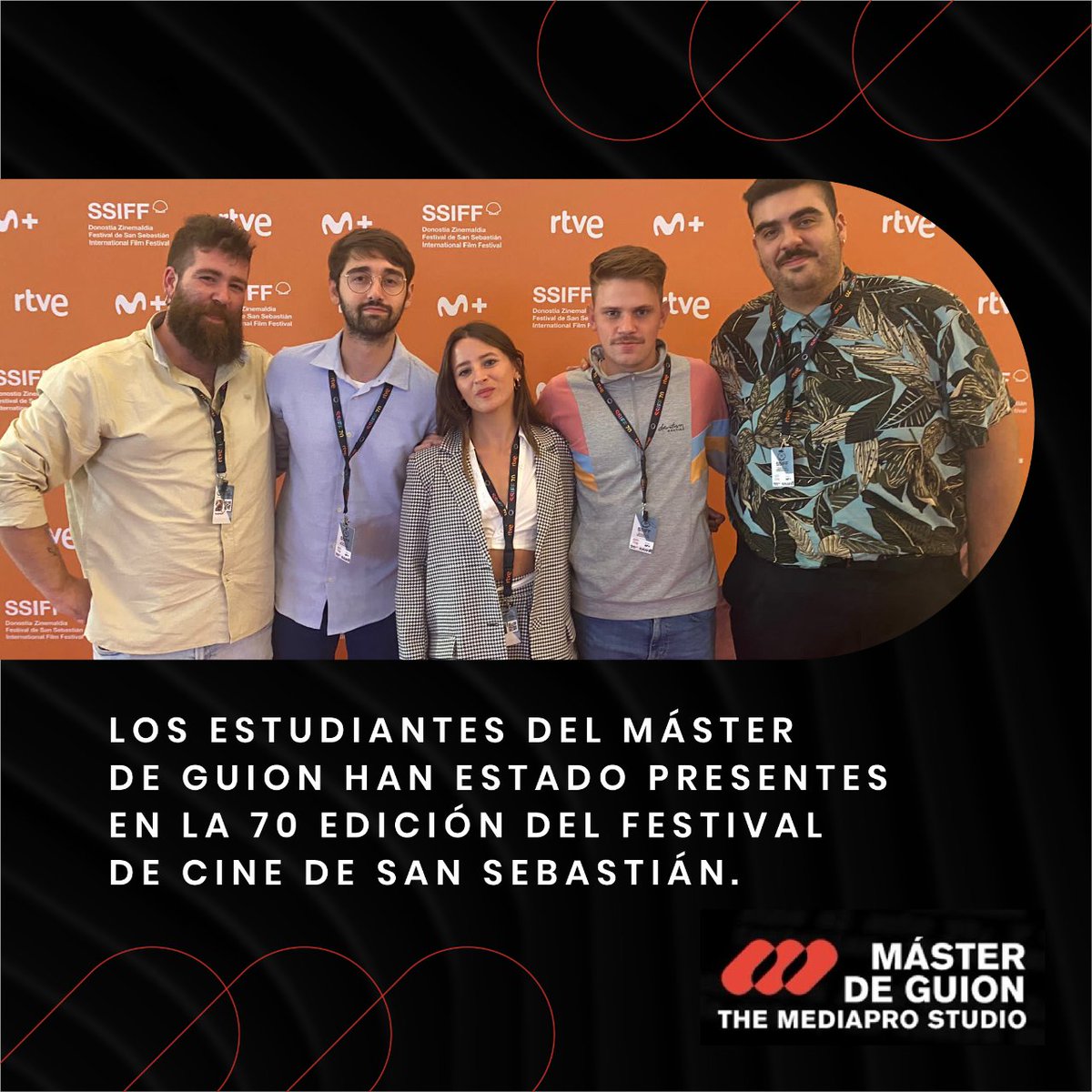 themdpstudio's tweet photo. The students of the @MasterGuionTMS in Screenwriting have presented three series projects that are in development at THE MEDIAPRO STUDIO: the drama "King Mama", the thriller "Odín" and the horror fiction "Costa da norte".
#meetthetalents #themediaprostudio #masterguion" https://t.co/hh2kZwjDEf