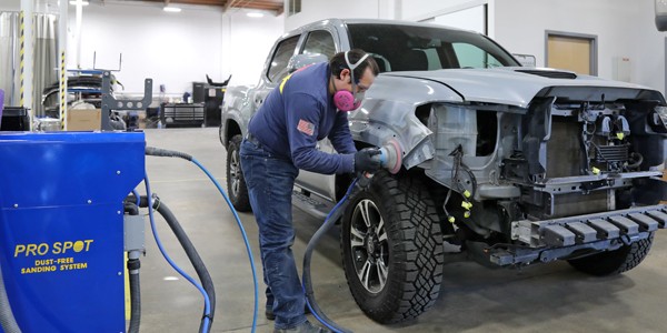 autobodynews's tweet photo. Technician Paulino Conde uses Pro Spot’s Dust-Free Sanding System every day at Fix Auto Santee. Read More: https://t.co/UkfeMf9KvB #ProSpot #autobodynews #collisionrepair #AutoBodyRepair #automotive #collision #autobodyshop https://t.co/Z69brlG10E