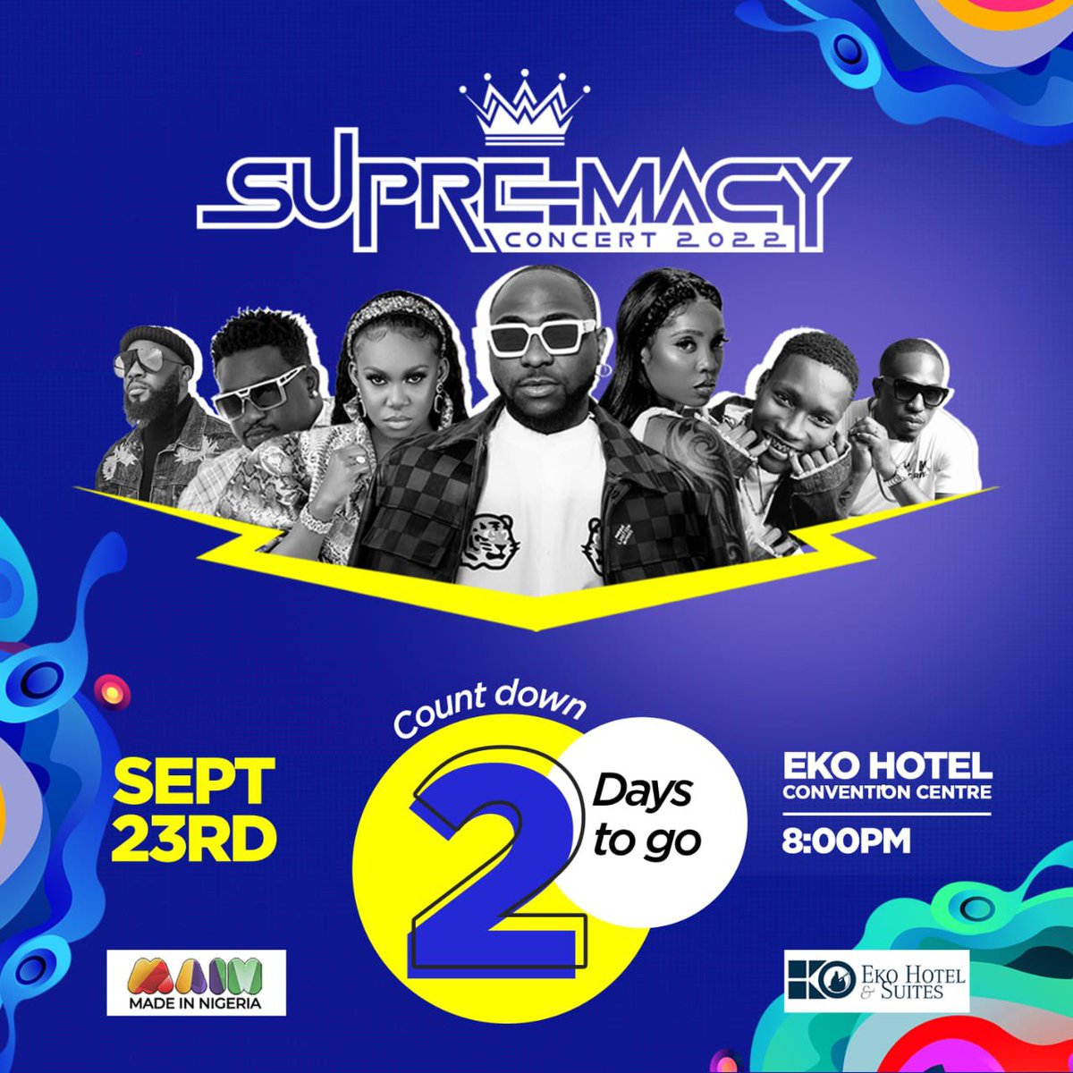 DONJAZZY's tweet photo. Eko hotel this Friday. Holla for a pic if you see me. 🤍🐘 https://t.co/Ir2Plfkgcx
