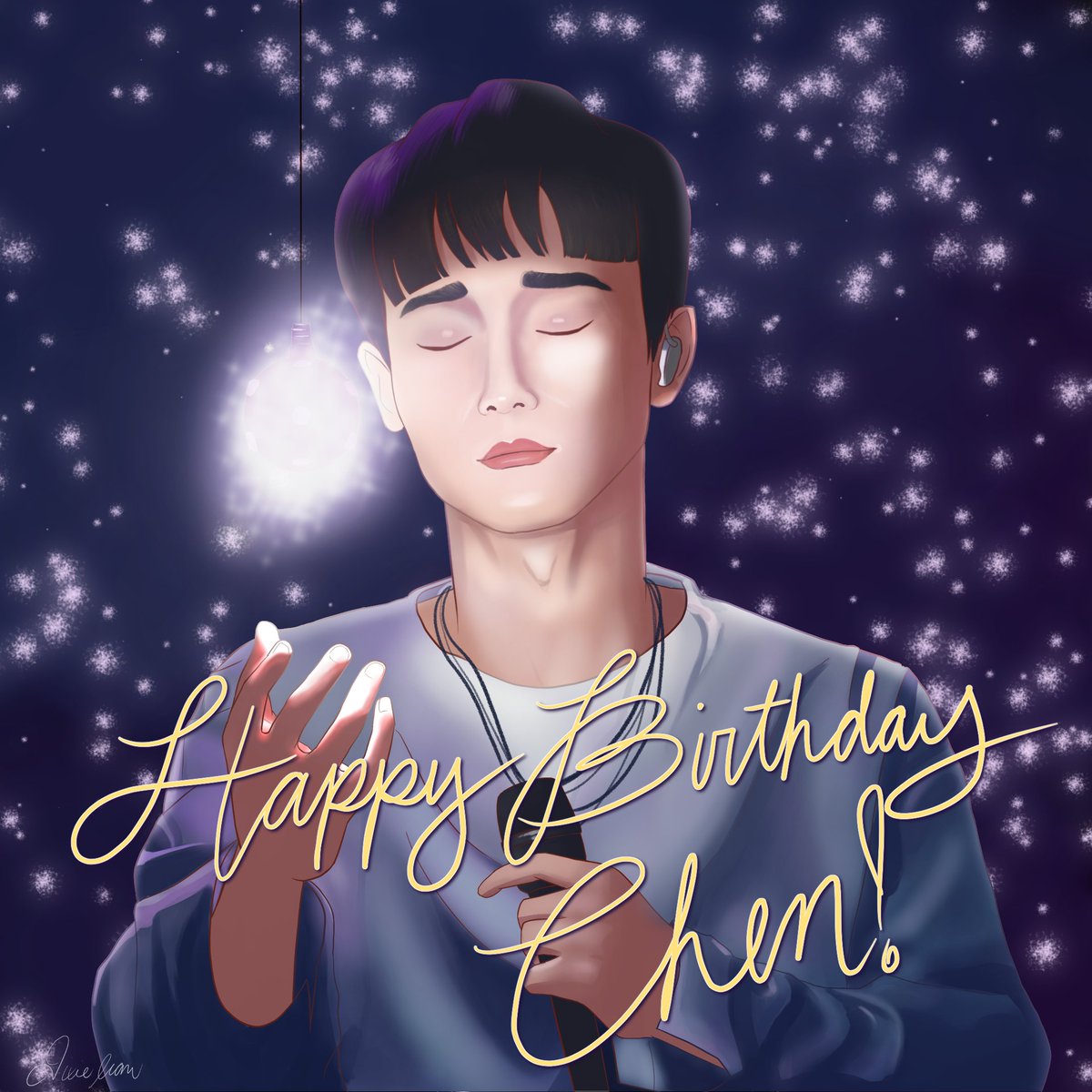 Chen fanart!
Happy Birthday Chen! YAY!

#HappyCHENDay #jongdae #CHEN #exochen