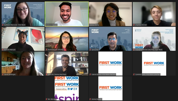 youngontarians's tweet photo. We just wrapped up our workshop-series with @first_work's Youth Council (@YthAspire) on #youth-led #research and #advocacy! We're excited to see their final projects soon.😎📝
If your organization is looking for similar programming, email us at youngontariansunited@gmail.com.📧💡 https://t.co/dqaqEIm4vH