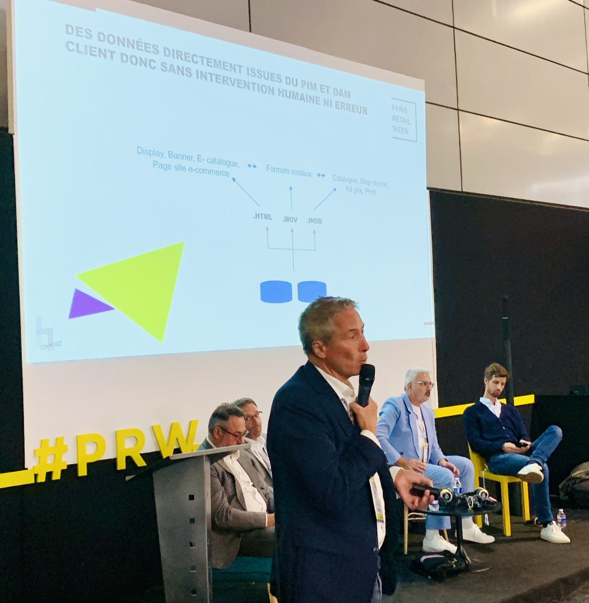 AdtoBasket's tweet photo. "La plateforme de production, un levier d'efficacité marketing très important dans le cadre de la digitalisation de l'offre commerciale des Retailers" @francoisbarral DG @HavasFactory #ParisRetailWeek #Commerce #Retail  @havascommerce @PRWOfficial https://t.co/cHs7XZdxyQ