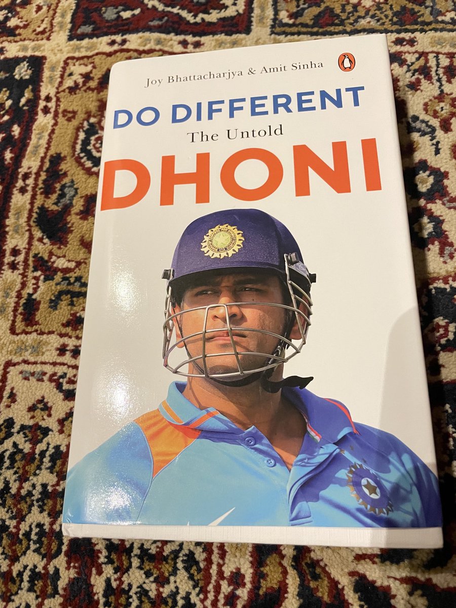 The excitement is something else. Can’t wait to read 🎉 the one and only #thala ⁦<a href="/joybhattacharj/">Joy Bhattacharjya</a>⁩