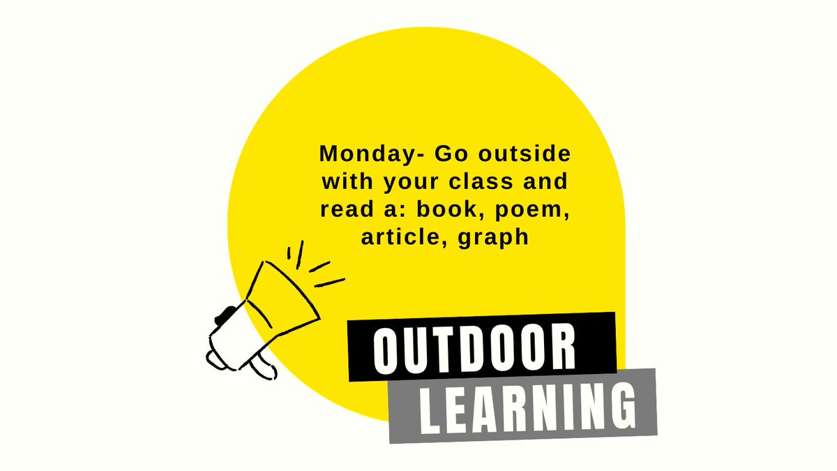 Happy Garden Week! Get outside today. #learning