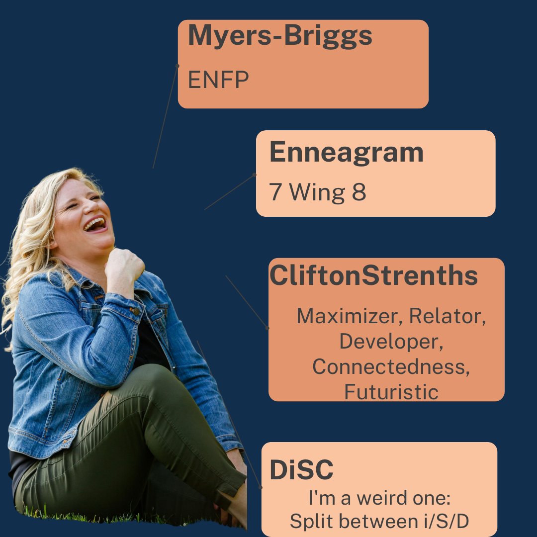 ValeyneGrotrian's tweet photo. Where are all my personality test nerds at?? 

Have you used these tools? Do you love them? Do you hate them? Do you want to need to know more about them? Which have you found the most useful?

#personalgrowth #coaching #personaldevelopment https://t.co/IdN05y7J29