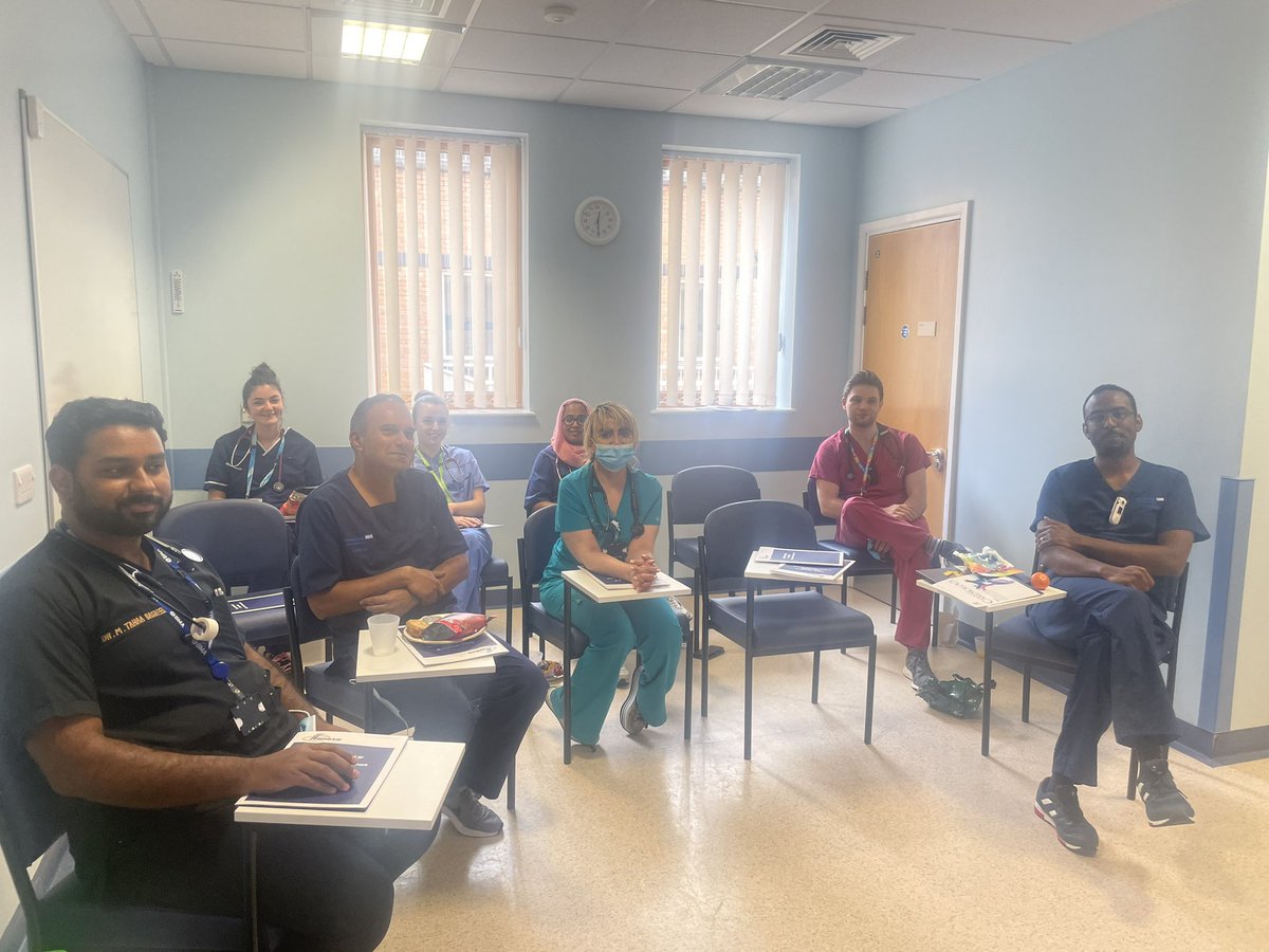 QEMedEducation's tweet photo. Lovely to see some of our Doctors in Training at one of the weekly teaching here @QEMedEducation. This session focused on Haematology. #MedEd #postgrad #docsintraining https://t.co/wkFORyf30G