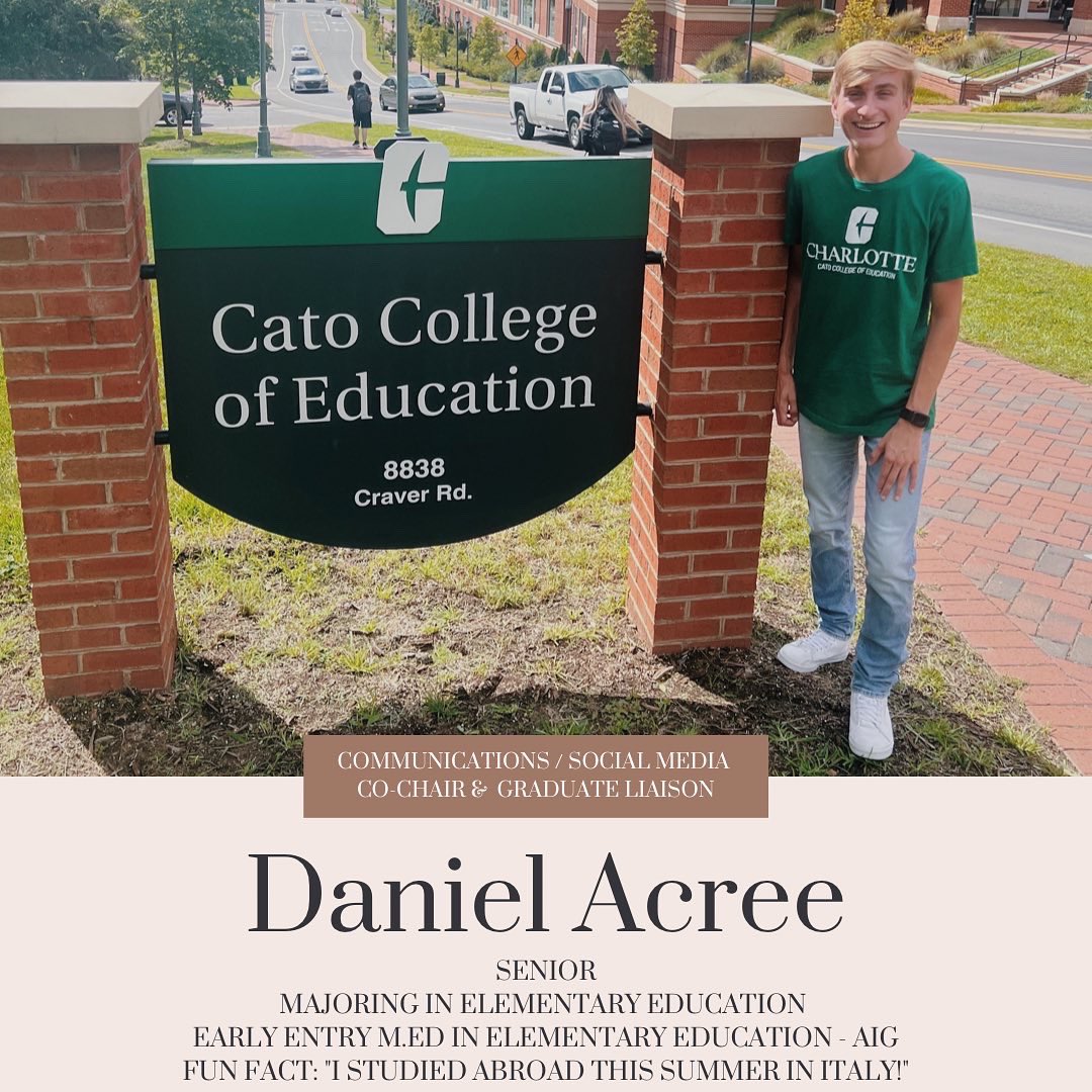 cltkdp's tweet photo. Introducing our 2022-2023 KDP Omicron Pi Chapter Executive Board
>>>Meet the team 
 
✨Communications/Social Media Co-Chair &amp; Graduate Liaison: Daniel Acree 
✨ Communications/Social Media Co-Chair &amp; Secretary: Abigail Ahrens https://t.co/l3wTM3eKOj