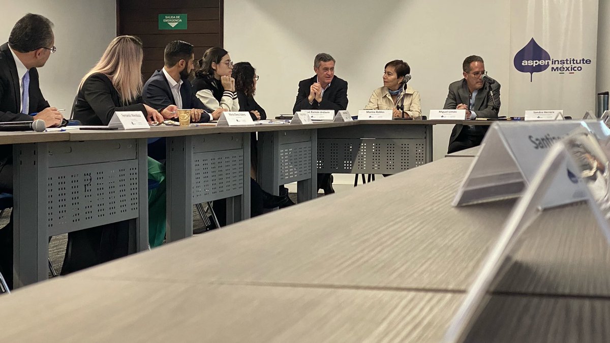 Participamos en el Foro “El camino para la transición a una #EconomíaCircular en #México. Gracias por la invitación, <a href="/AspenMexico/">Aspen Institute México</a>