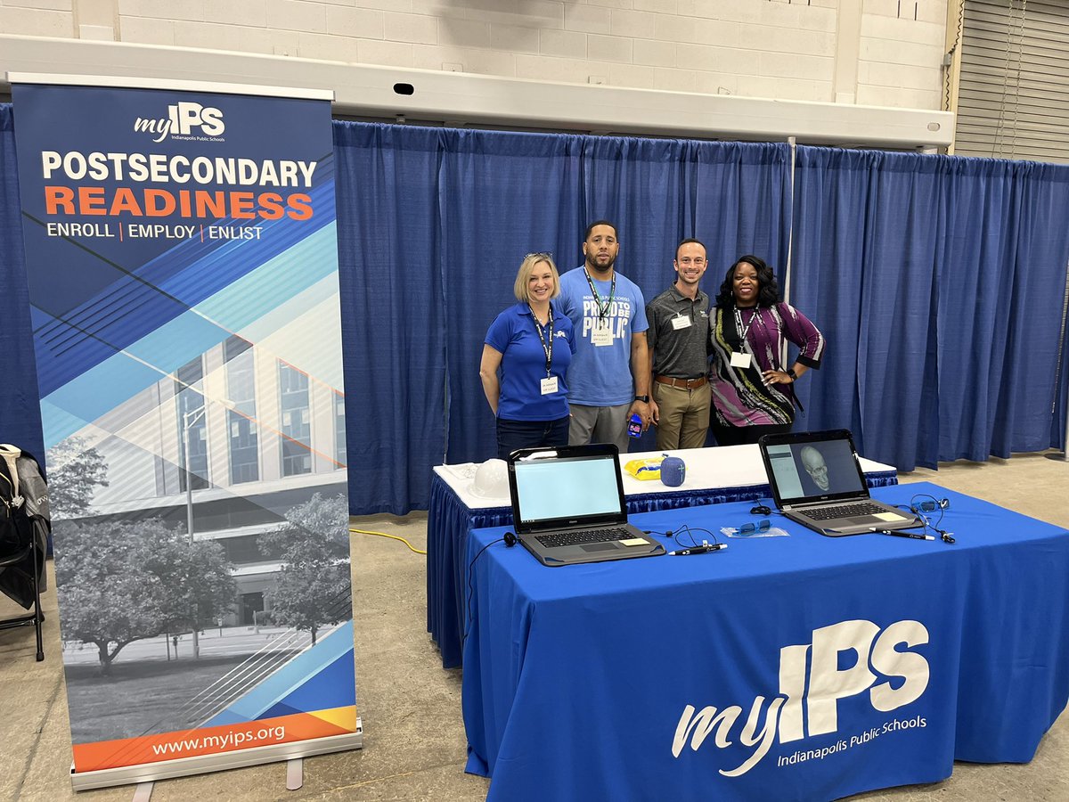 echeney2's tweet photo. Thank you @IPSSchools and @Jenxgal for educating our 10,900 8th graders on the importance of different career paths you can engage in during high school @JACentralInd’s #JAJobSparkIndy! @EmployIndy #GLPSCluster https://t.co/fa63XfEefF