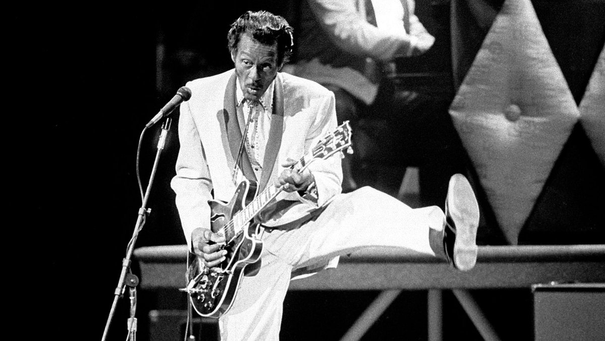 66 years ago today, Chuck performed at the Howard Theatre in Washington D.C. Where have you seen Chuck rock the house? 🎸🎶 #ChuckBerry #RockAndRoll