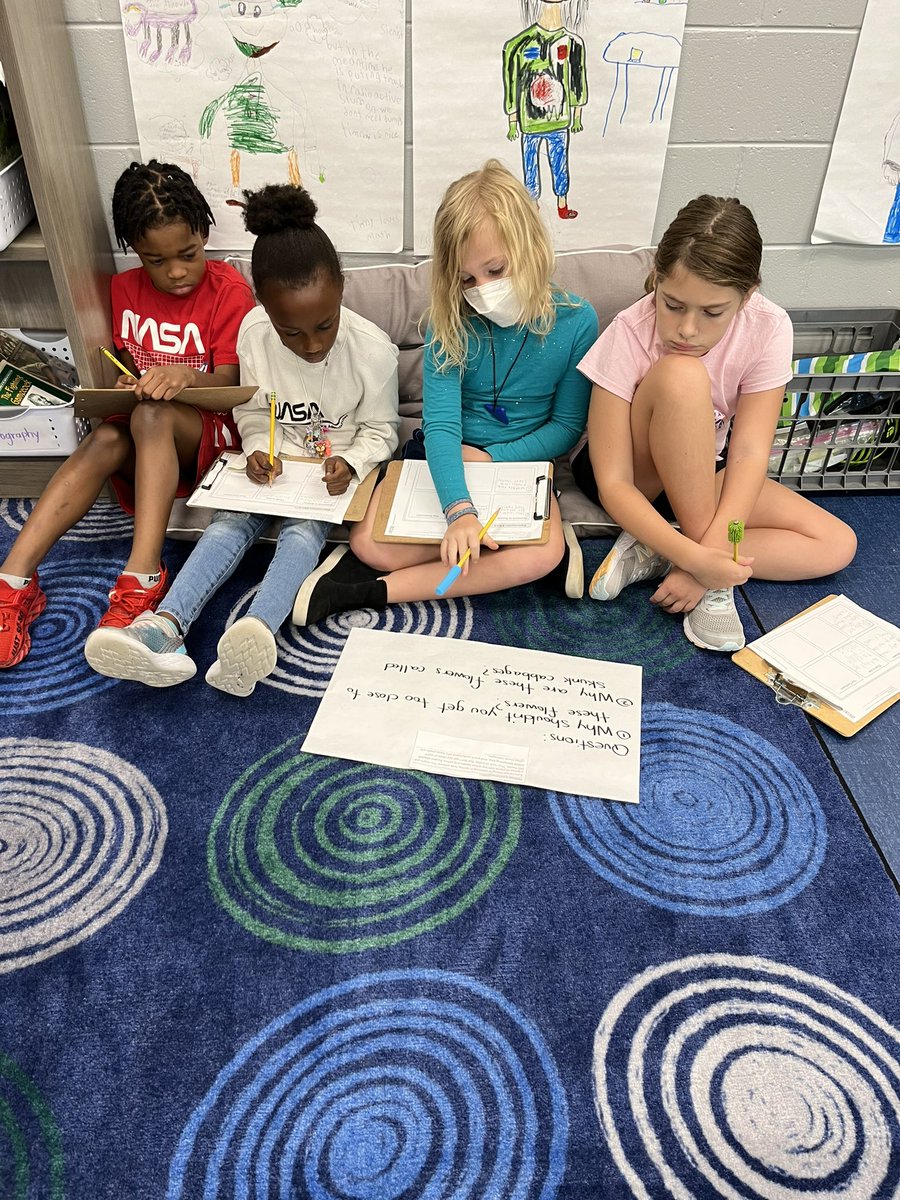 Chbarker1221's tweet photo. Today we are “Text Detectives”! We learned that using what they already know about a topic and clues from the text they can make inferences and draw conclusions. We are building relationships while learning! @ForestLakeEagle @BJacksonFLE @misshayward_usc @Davis_FLE  @TWilliamsFLE https://t.co/0GqrxjP8yN