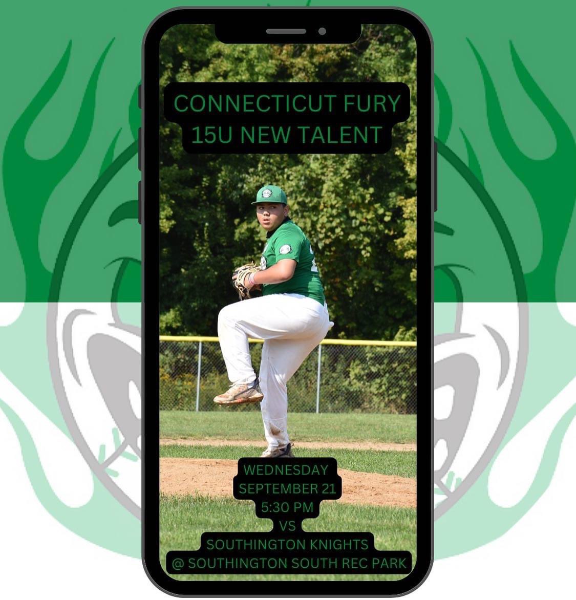 ctfurybaseball's tweet photo. GAME DAY! 15U NEW TALENT TEAM! #CTFuryBaseball #FuryFam โพ๏ธ๐ https://t.co/Lt62vvgNPe