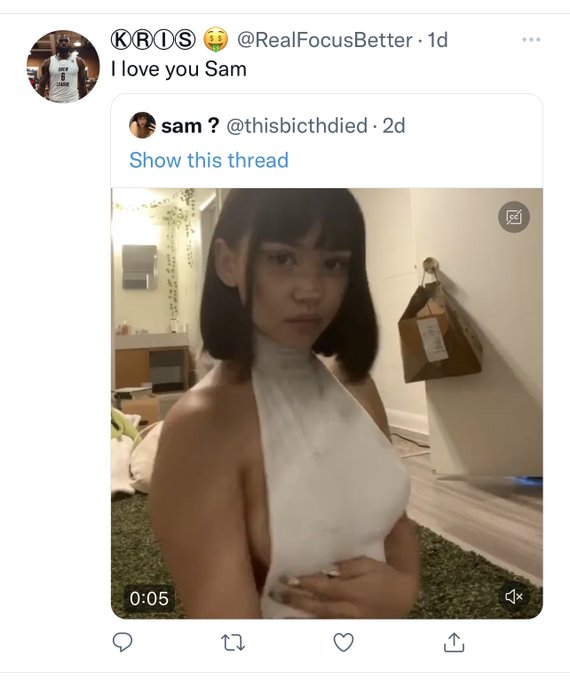 No @RealFocusBetter you love Sam. I can&rsquo;t trust you anymore 🥹😭😭😭 https://t.co/9Y9nws5lA1<a class="tags" target="_blank" title="On Twitter" href="/?out=eyJ0eXAiOiJKV1QiLCJhbGciOiJIUzUxMiJ9.eyJpYXQiOjE3MjE1Nzk2MjUsImlzcyI6InR3cG9ybnN0YXJzLmNvbSIsIm5iZiI6MTcyMTU3OTYyNSwiZXhwIjoxNzUzMTE1NjI1LCJyZWRpcmVjdF91cmwiOiJodHRwczovL3R3aXR0ZXIuY29tL1JlYWxGb2N1c0JldHRlciJ9.5Vc30nVvsPUYlBXPCz4b9Q_-9ASvDkvMI8ZMtI5a3-Al0pV8-YgUlopc_dqrHPEXpbXhIDnkWjazNnhA7P6Hgg">@RealFocusBetter</a>