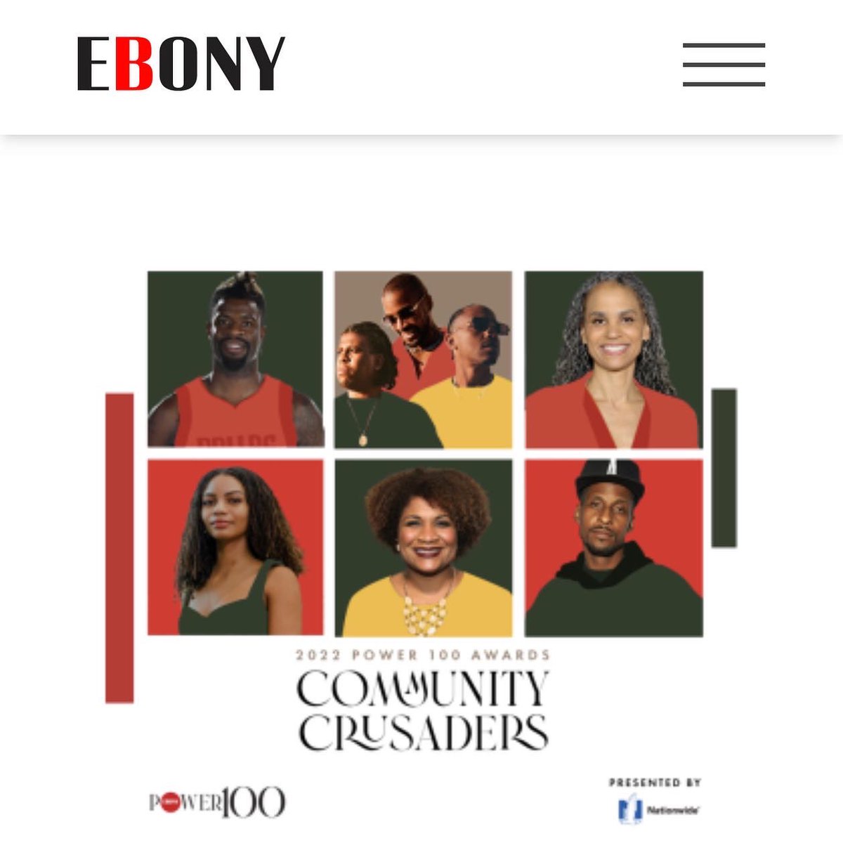 Made it to the @EBONYMag POWER 100 LIST 💡💡💡 Grateful for this moment and challenging myself to do more, be more, give more! I’m honored to be acknowledged and looking forward to more changing the world #thinkwatts