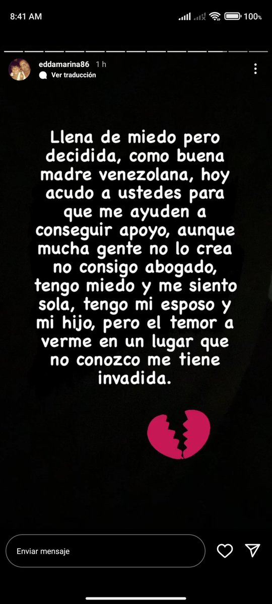 iMonika's tweet photo. palabras de mi prima por Instagram parte 2 💔😔 https://t.co/n0jVvoUYFX