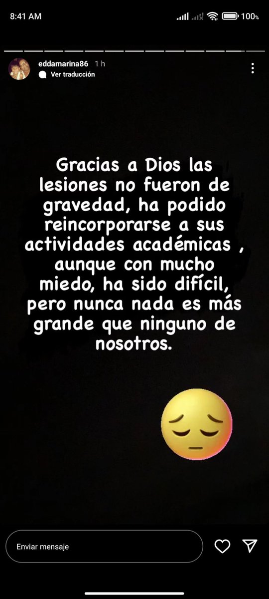iMonika's tweet photo. palabras de mi prima por Instagram parte 2 💔😔 https://t.co/n0jVvoUYFX