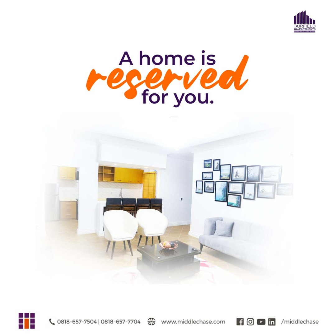 IamMiddlechase's tweet photo. We are not complete without you.
You deserve a home to rest and be refreshed.
Book your home now, by sending your reservations in the DM.
#Middlechase #fairfieldapartments #homesweethome #you #homesinlagos #yourhaven #reservations #booknow https://t.co/YkdxIDAmkW