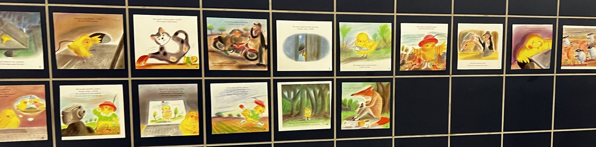 ReadingRay's tweet photo. #cybersafetyweek has been very informative! Our students saw a story walk in the hallway, read about being unplugged, and created posters. It’s ok to take a break and you need to be careful when using devices. #BradfieldsBest 🤠 💻 https://t.co/ntIe3chKCS