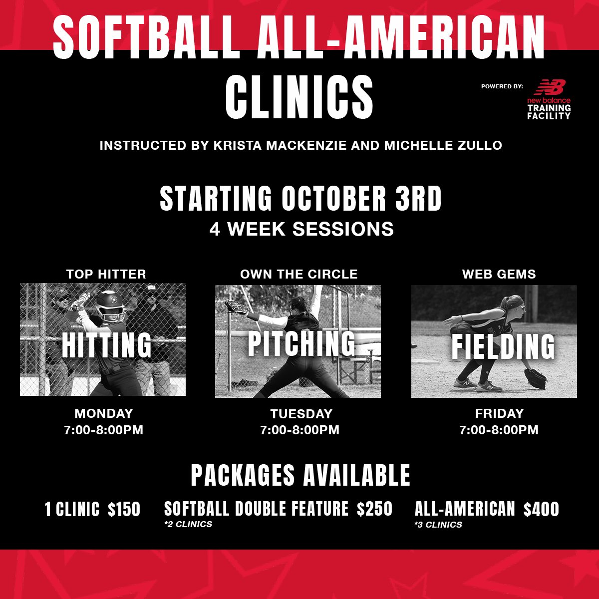 INCREDIBLE clinics coming your way - Do not miss your chance to enhance your game💪