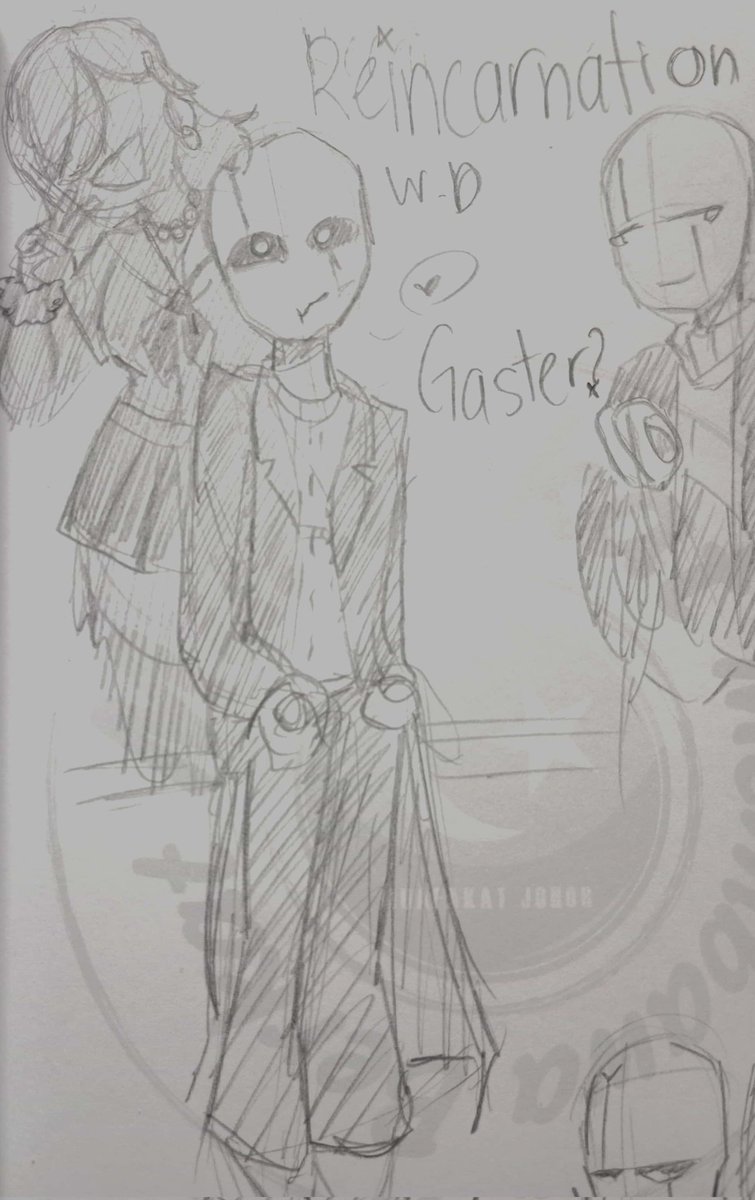 zeni_zetty's tweet photo. I been thinking a lot to make my own gaster
Here he is...or she~~~
Reincarnation w.d gaster💜💜💜
Can she/he SURVIVE in world of monster???
Sad,worry,confuse, trauma
They will try thier best to hide it from monster
Good luck for them
#wingdinggaster #gaster #undertale https://t.co/dAlkHoue4c
