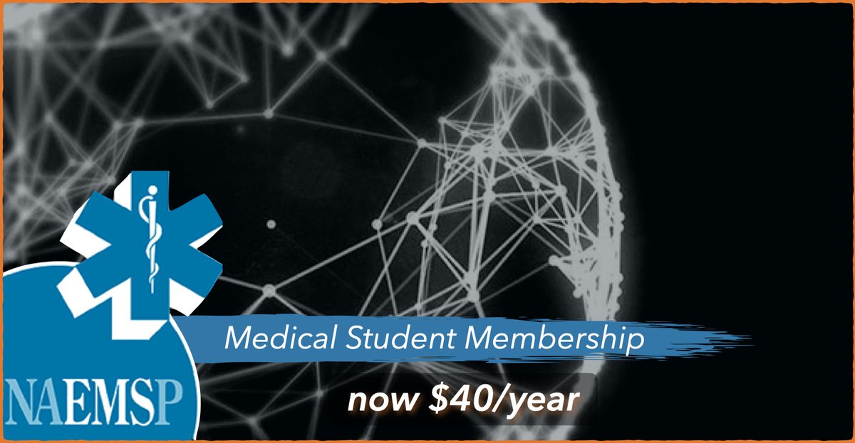 NAEMSP is excited to announce that, thanks to the advocacy of our student members (lead by <a href="/natalie_zink/">Natalie Zink, M.D.</a>), student membership rates have been REDUCED to $40/year. bit.ly/3BYLa6g