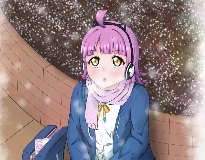 #とりあえず俺の描いた天王寺璃奈を見てくれ素顔の璃奈ちゃん見せちゃって! 