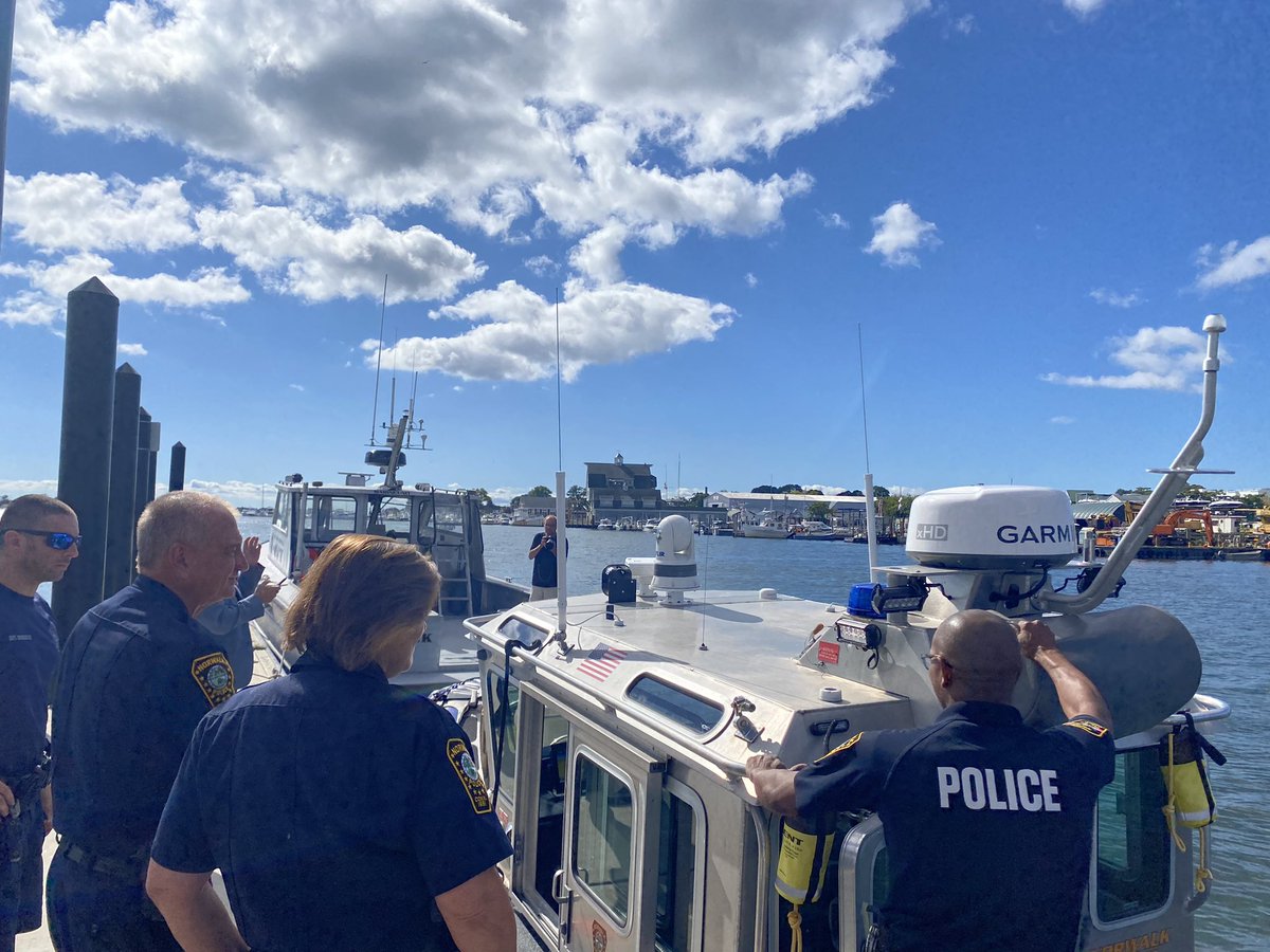 artiekass's tweet photo. Commissioning of the new NPD marine vessel. #norwalkpd #NPDChaplain #norwalkct https://t.co/puTVSQAM3j