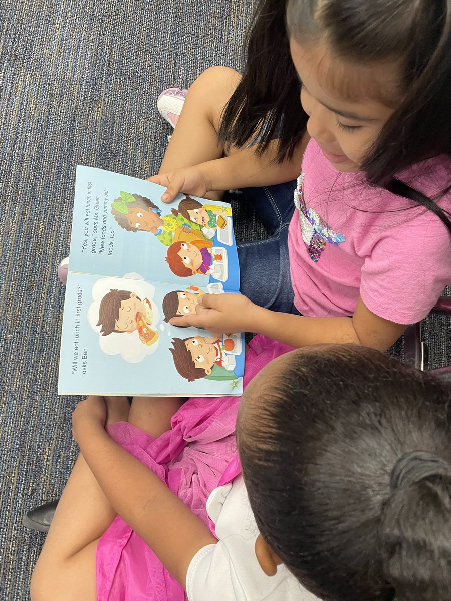 Ms_Bartholomew1's tweet photo. We are partner reading like pros in Kindergarten! @CFISDLieder https://t.co/yhUWBcK9Fh